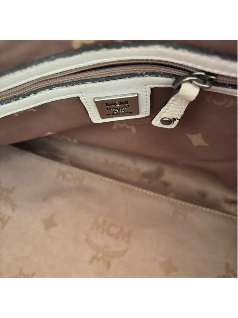 MCM boston leather